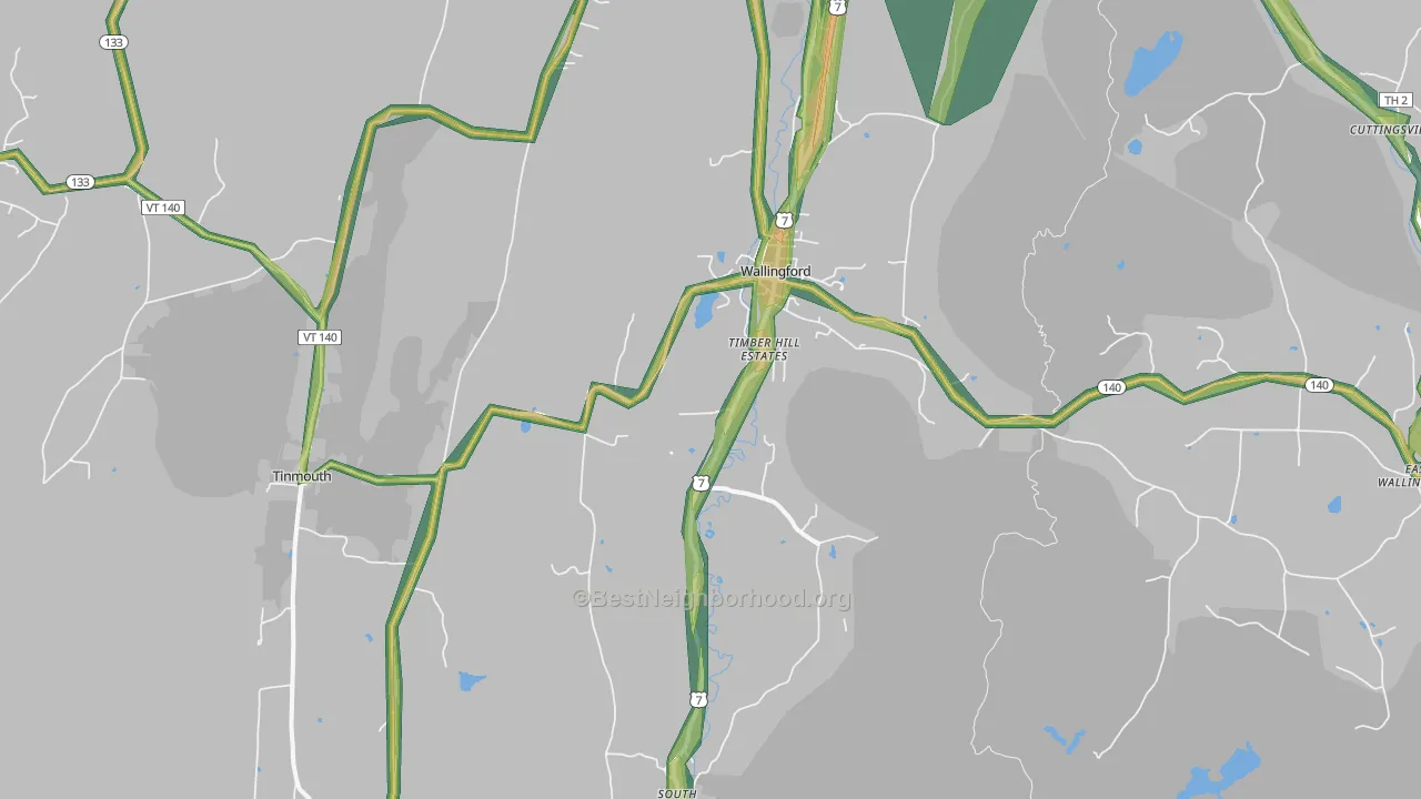 05773, VT Map of Noise Levels in 05773