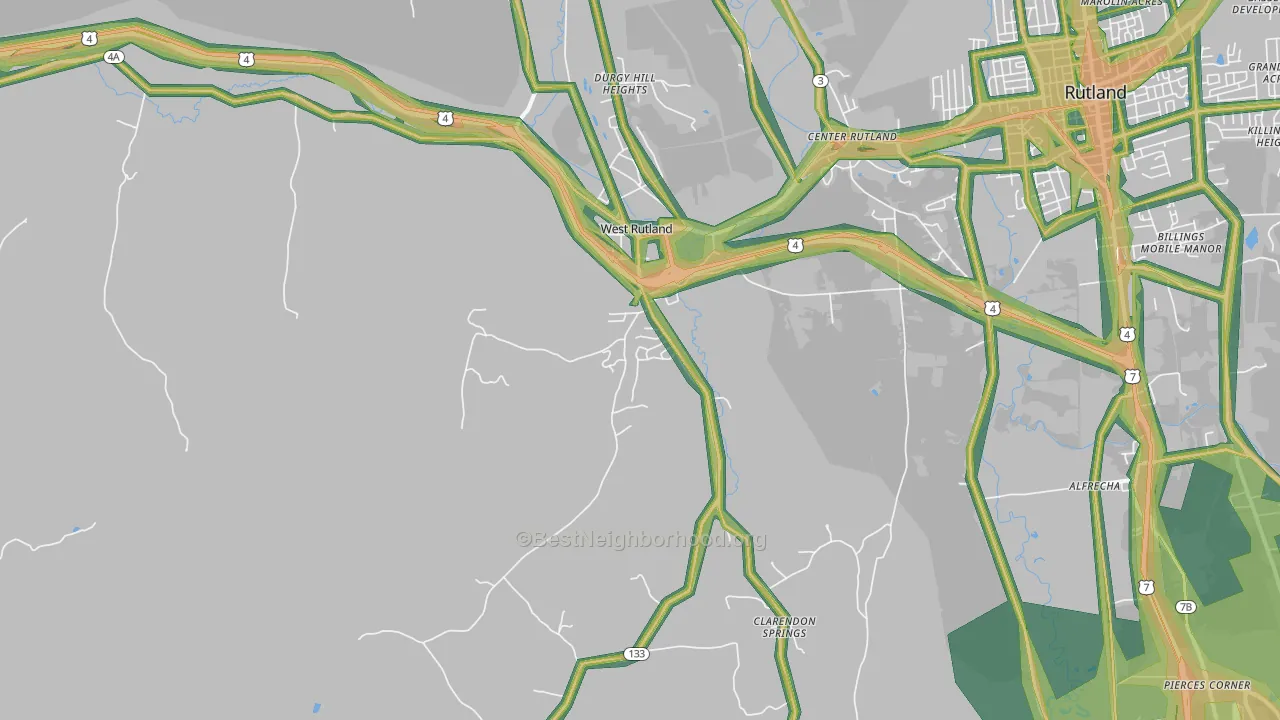 05777, VT Map of Noise Levels in 05777