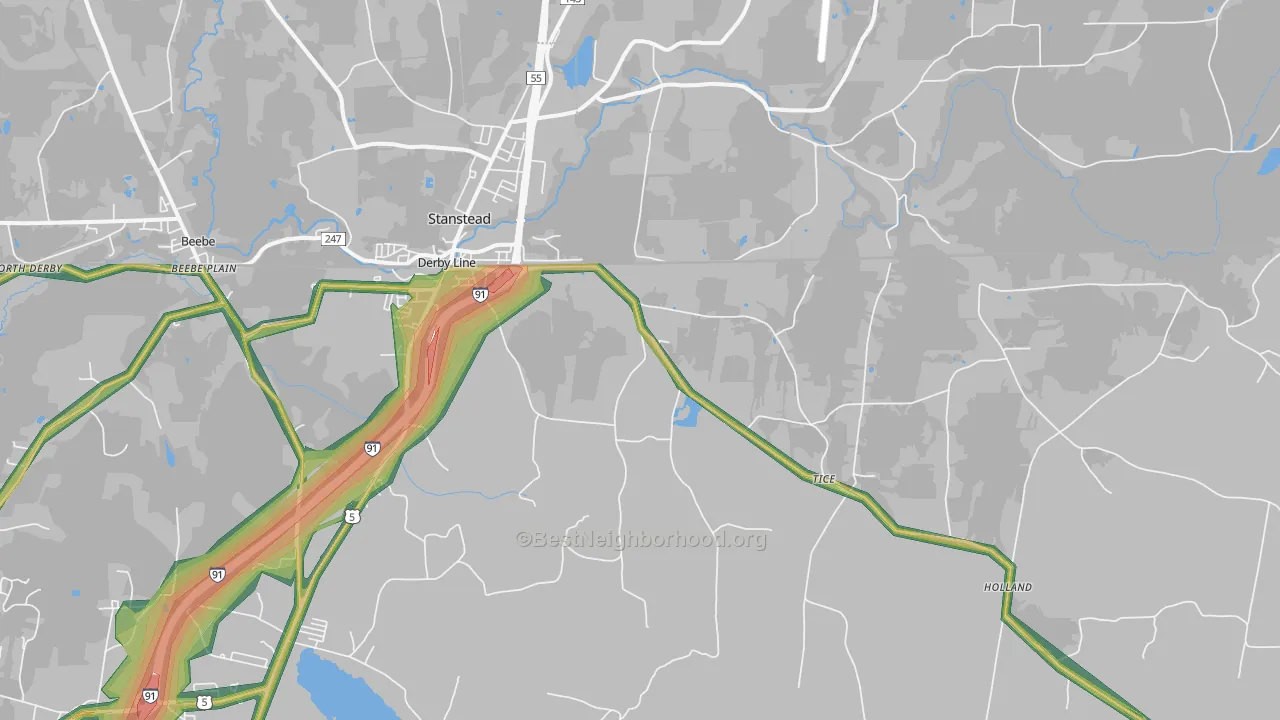 05830, VT Map of Noise Levels in 05830