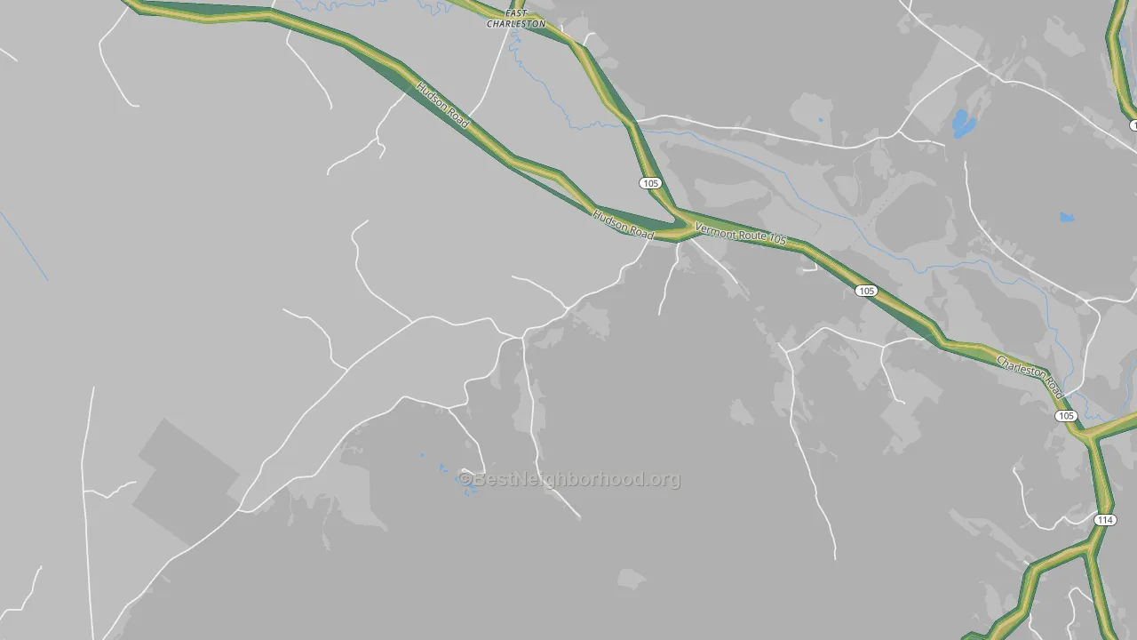 05833, VT Map of Noise Levels in 05833