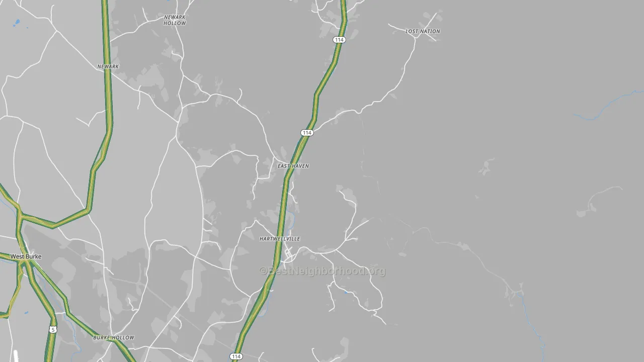 05837, VT Map of Noise Levels in 05837