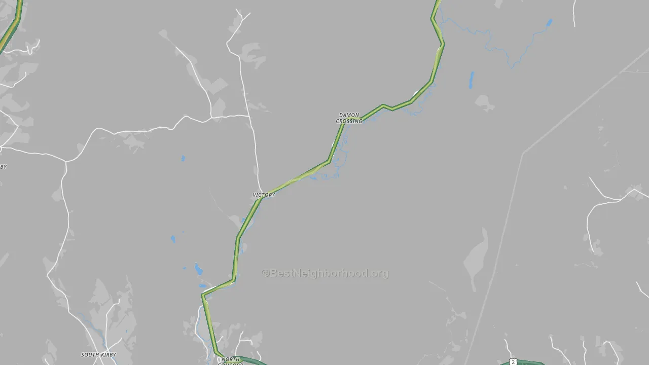 05858, VT Map of Noise Levels in 05858