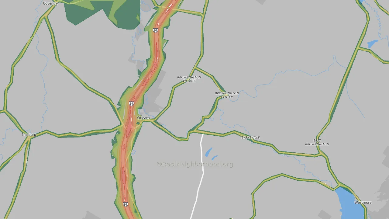 05860, VT Map of Noise Levels in 05860