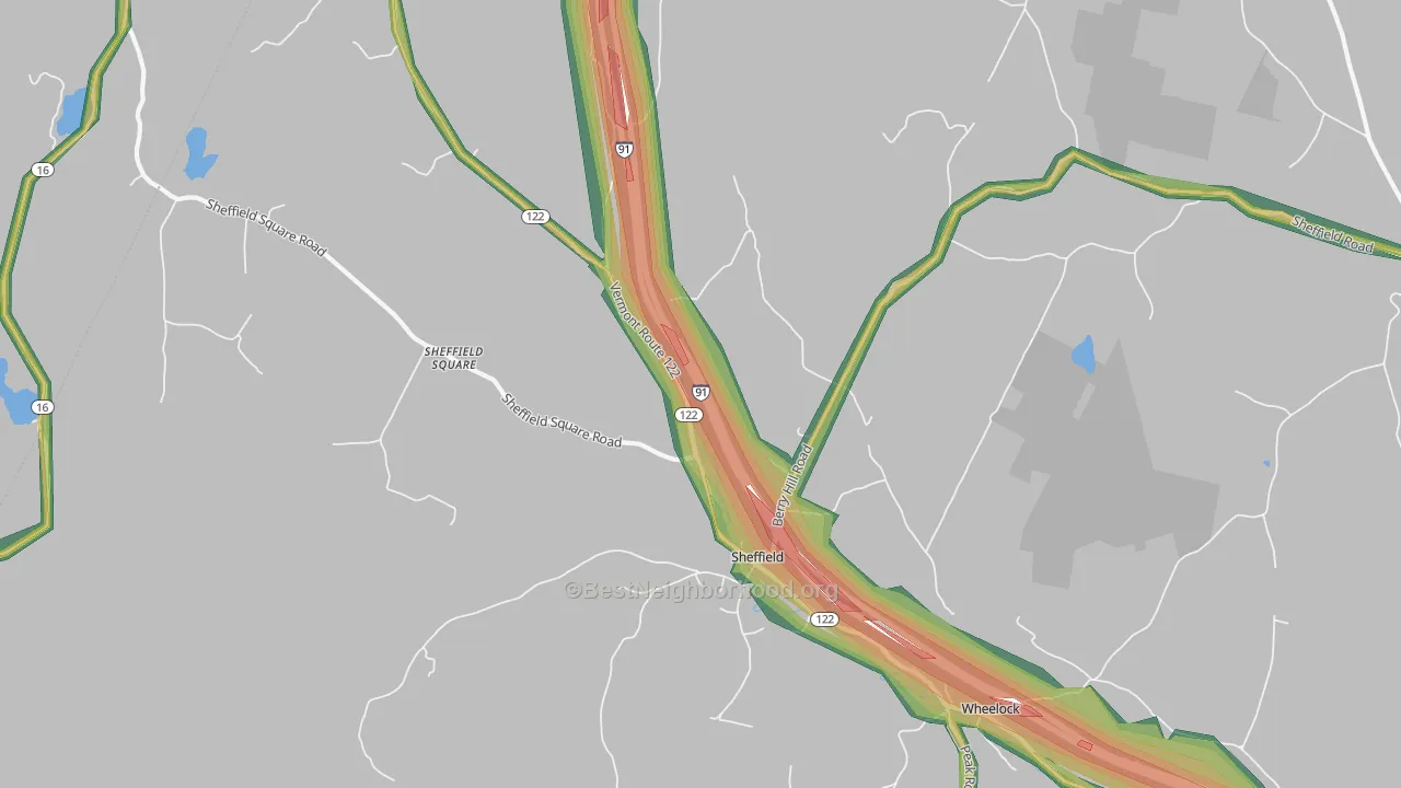 05866, VT Map of Noise Levels in 05866