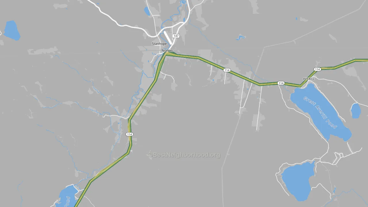 05907, VT Map of Noise Levels in 05907