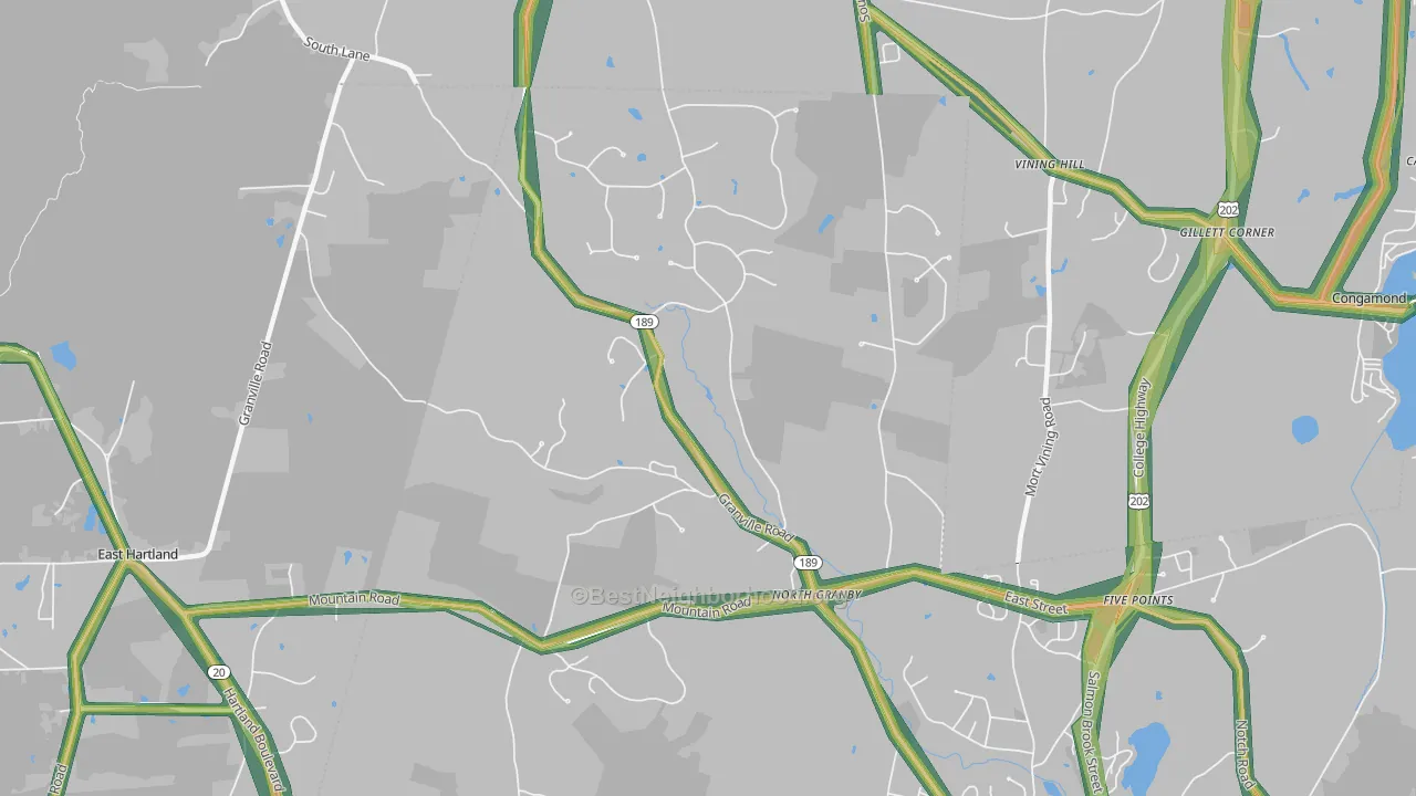 06060, CT Map of Noise Levels in 06060