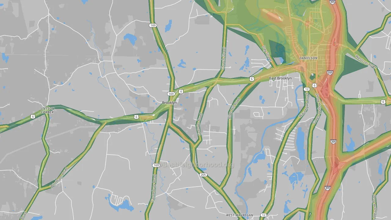 06234, CT Map of Noise Levels in 06234