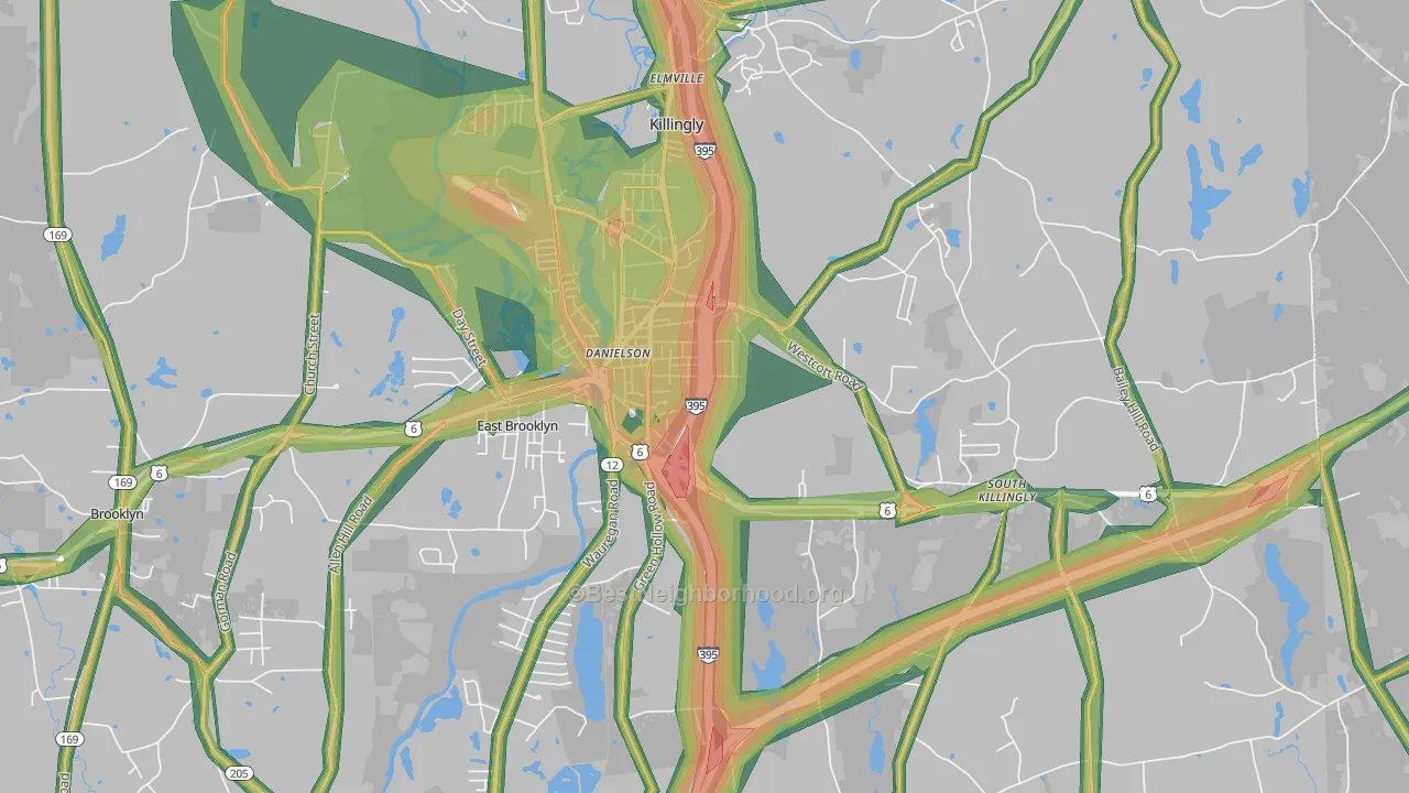 06239, CT Map of Noise Levels in 06239