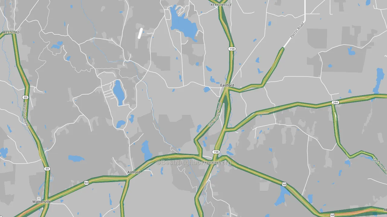06242, CT Map of Noise Levels in 06242