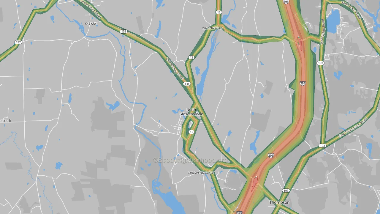 06255, CT Map of Noise Levels in 06255