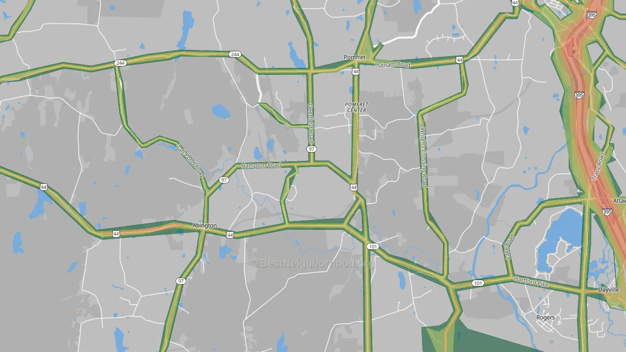 06259, CT Map of Noise Levels in 06259