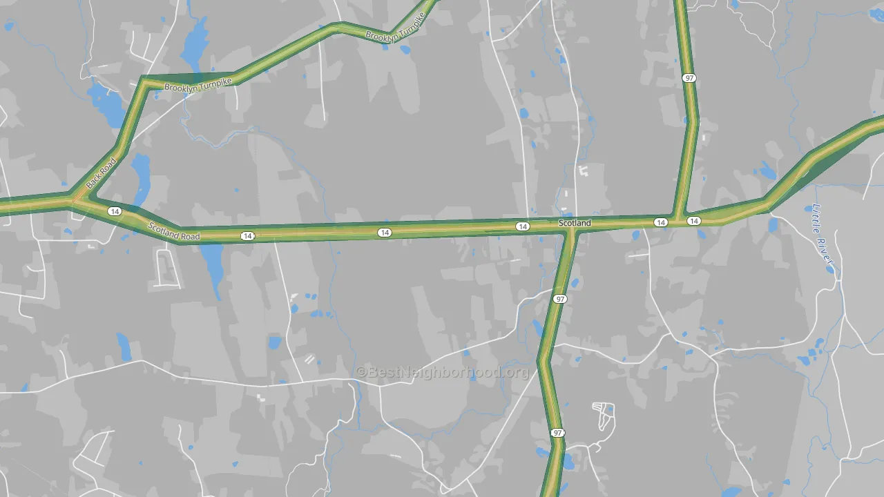 06264, CT Map of Noise Levels in 06264