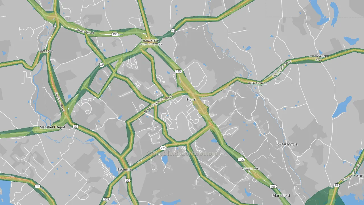 06269, CT Map of Noise Levels in 06269