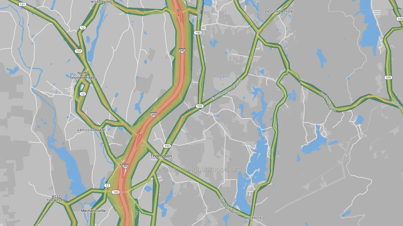 06277, CT Map of Noise Levels in 06277
