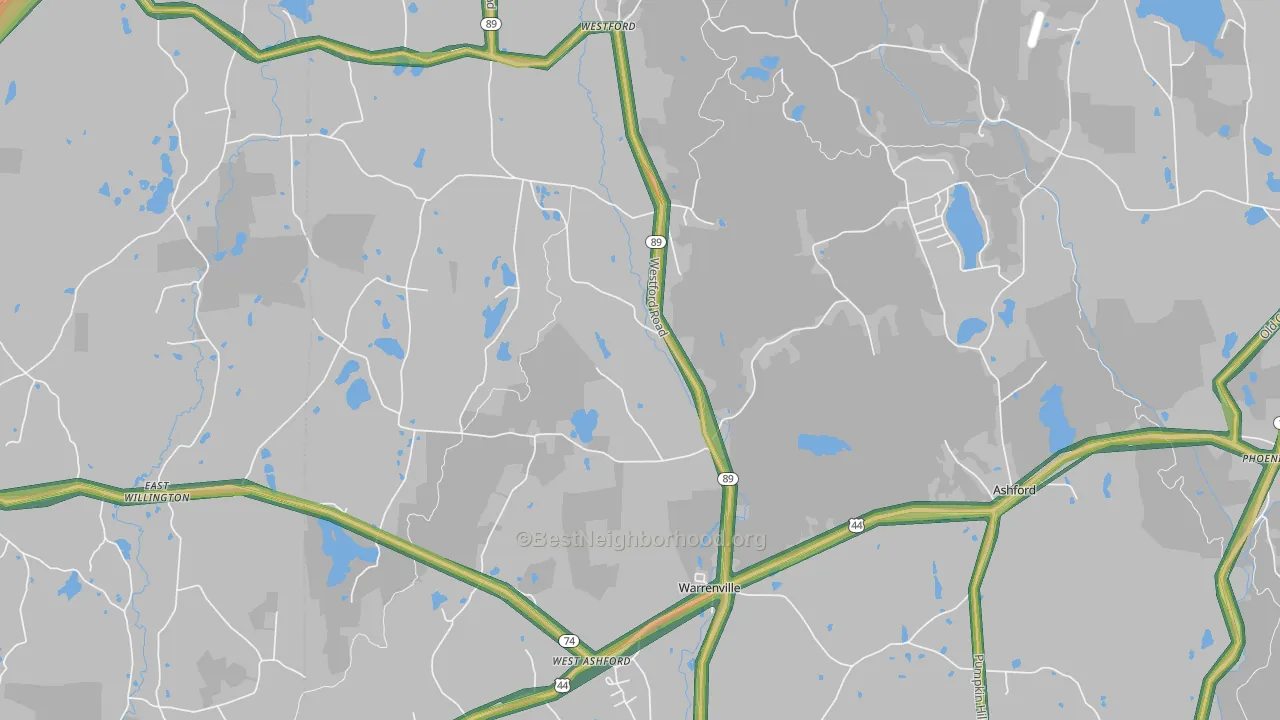 06278, CT Map of Noise Levels in 06278