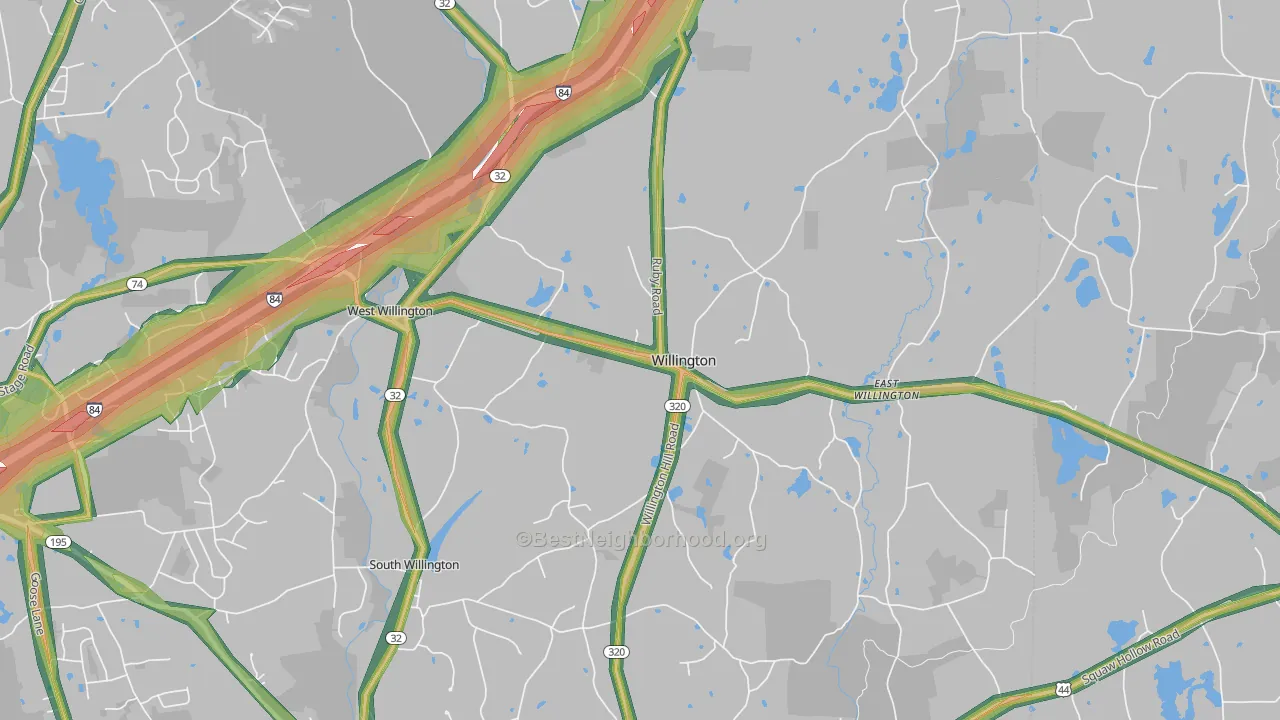 06279, CT Map of Noise Levels in 06279