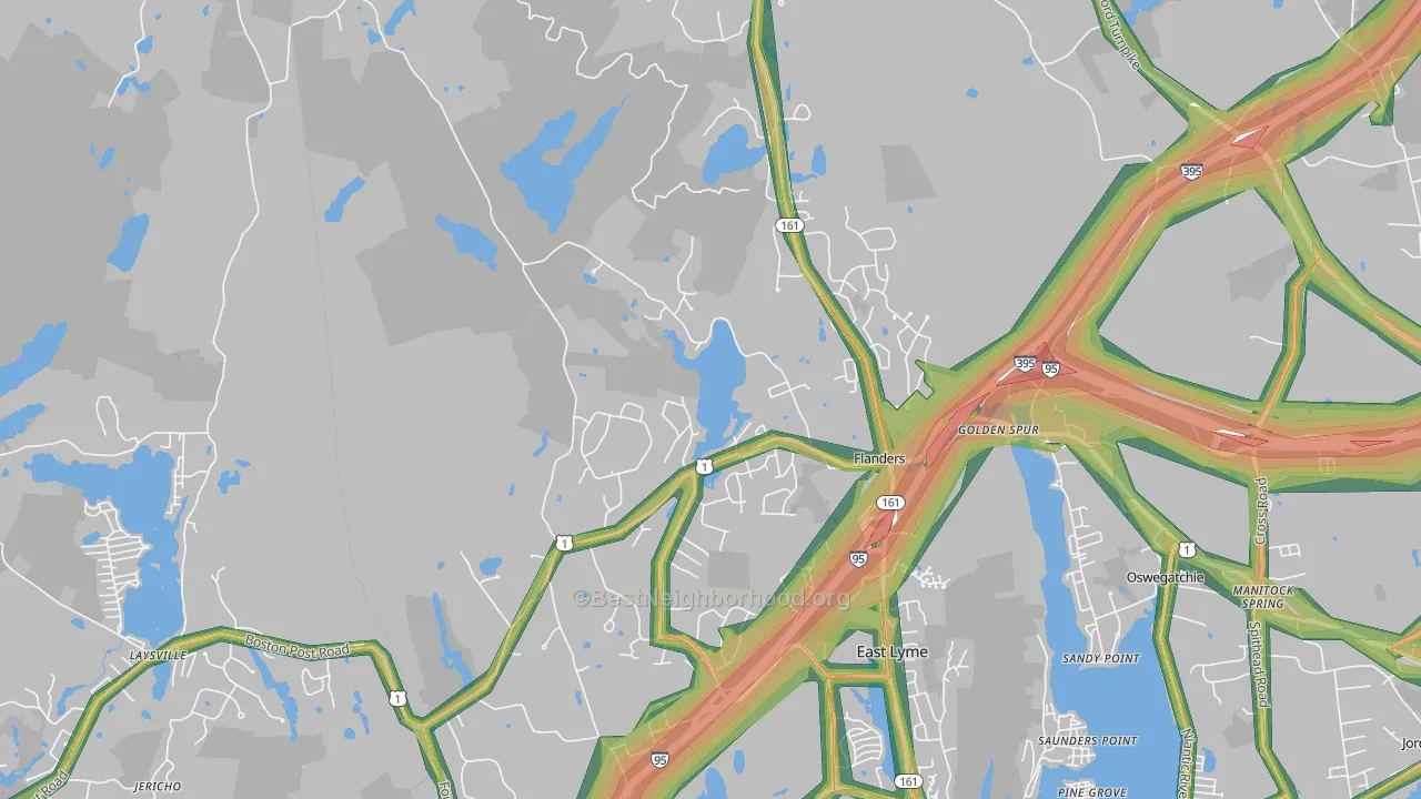 06333, CT Map of Noise Levels in 06333