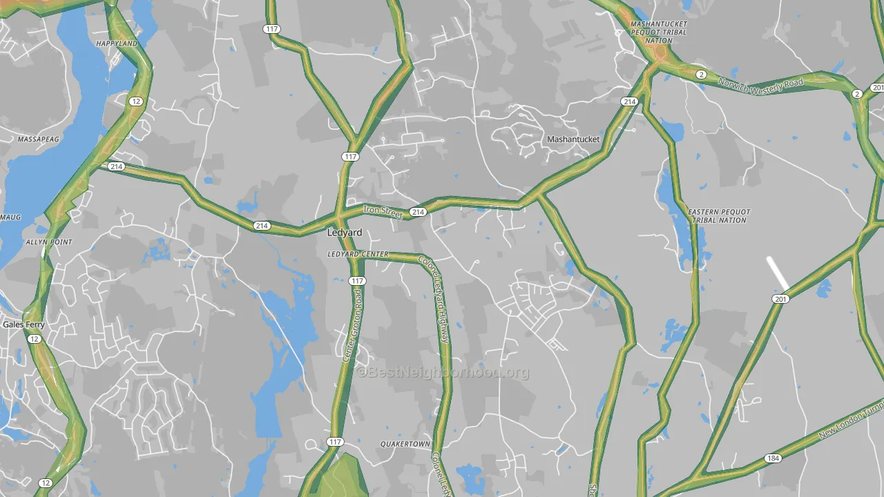 06339, CT Map of Noise Levels in 06339