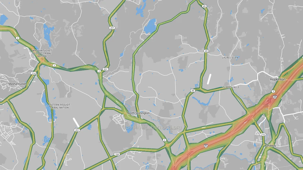 06359, CT Map of Noise Levels in 06359