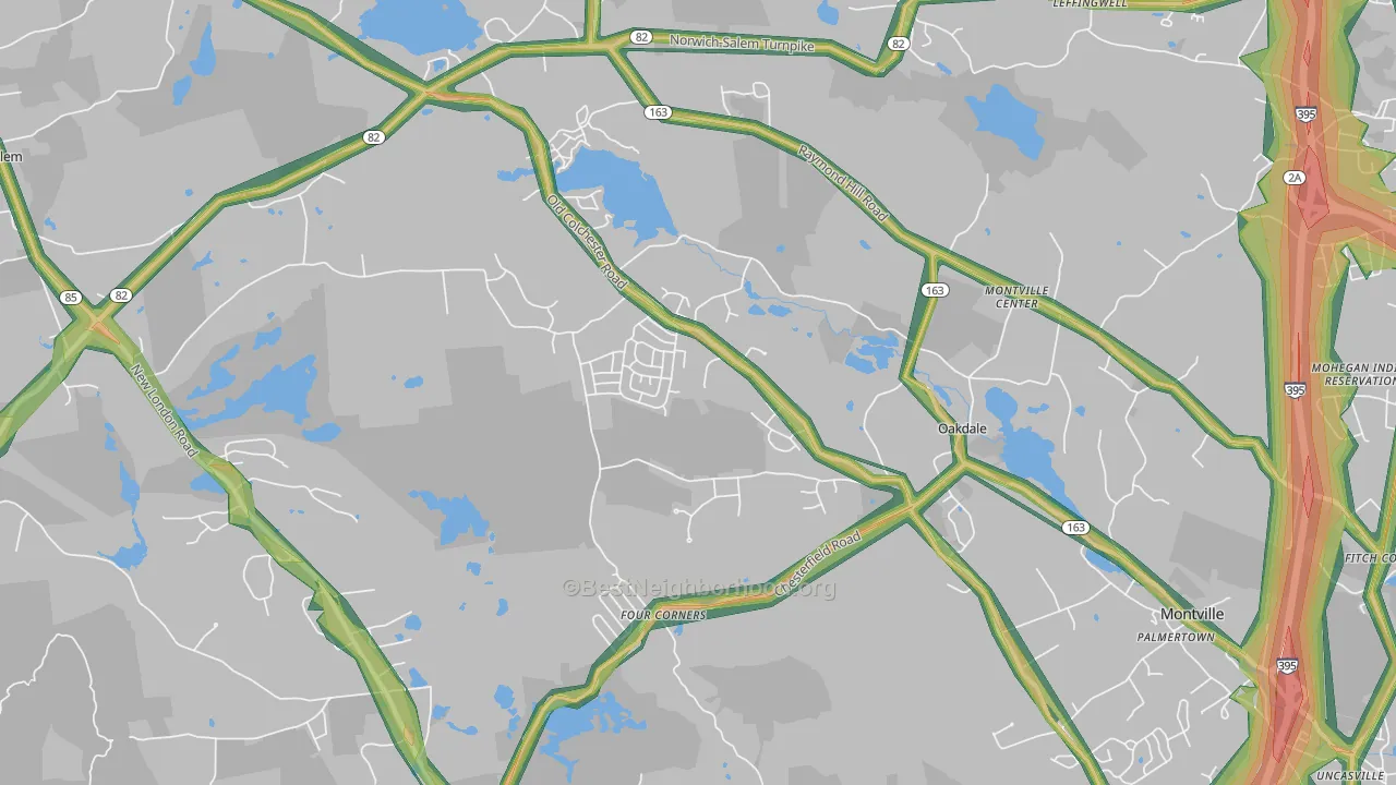06370, CT Map of Noise Levels in 06370