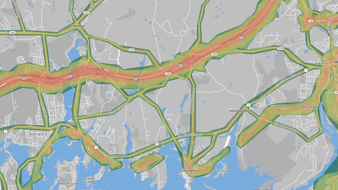 06378, CT Map of Noise Levels in 06378