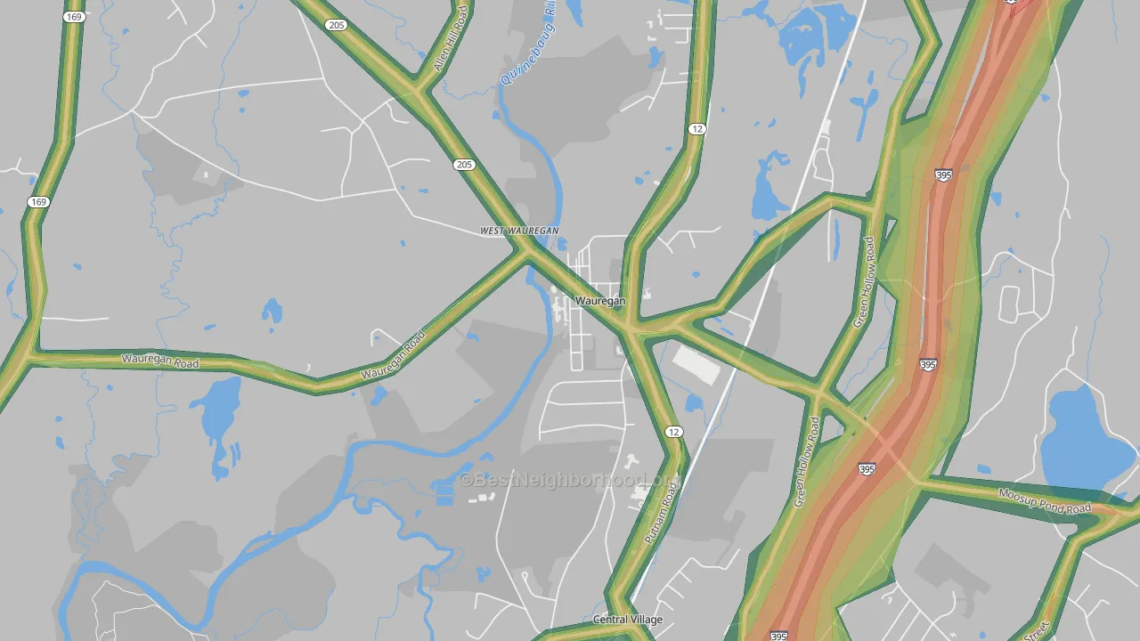 06387, CT Map of Noise Levels in 06387