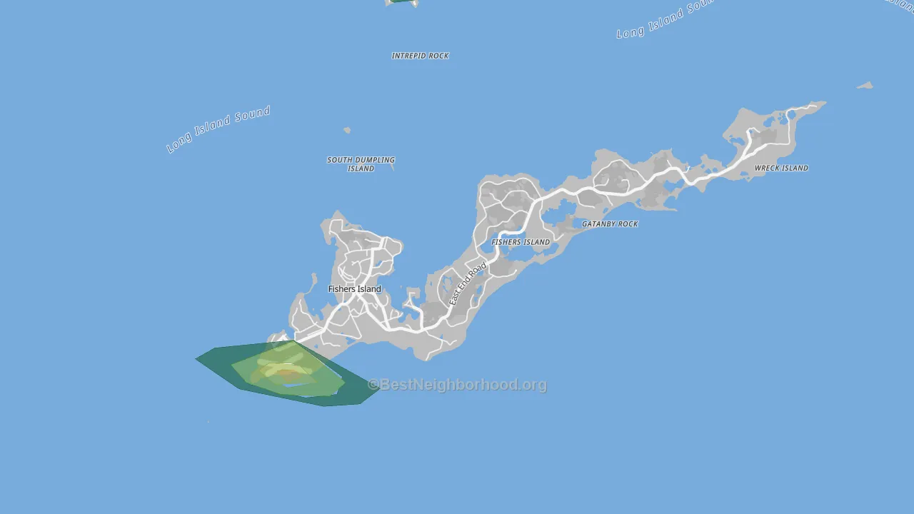 06390, NY Map of Noise Levels in 06390