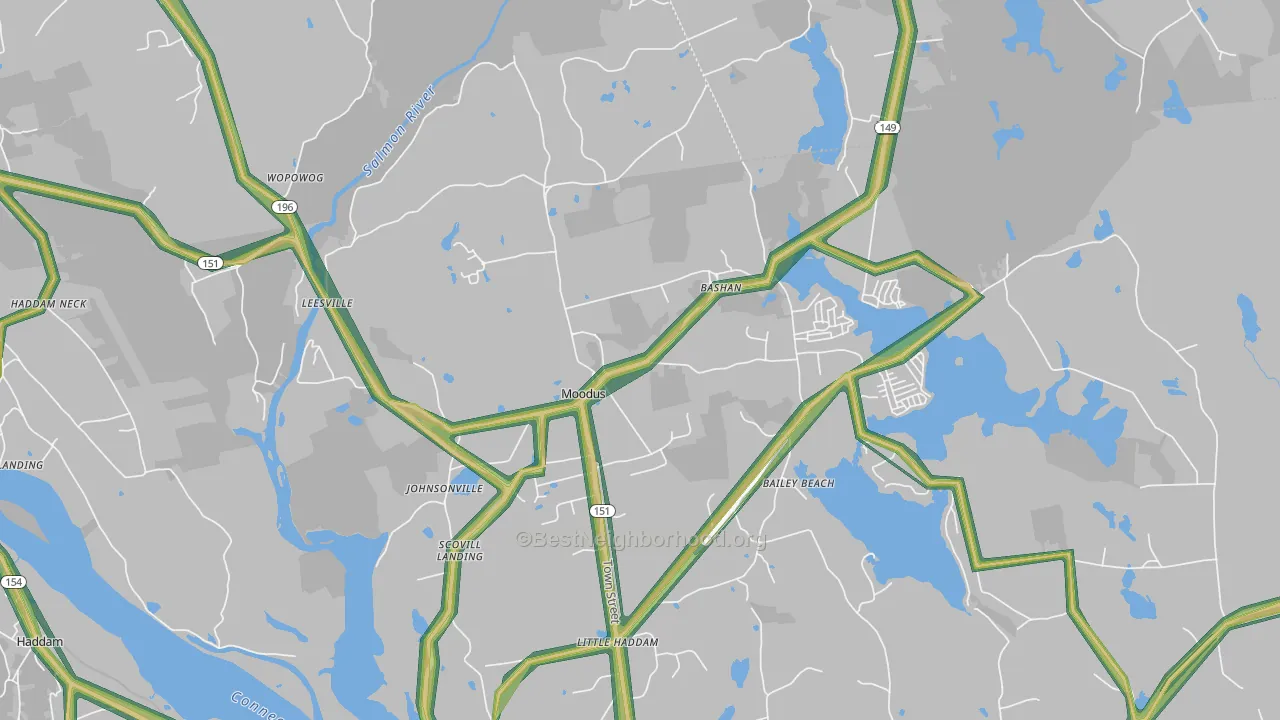 06469, CT Map of Noise Levels in 06469