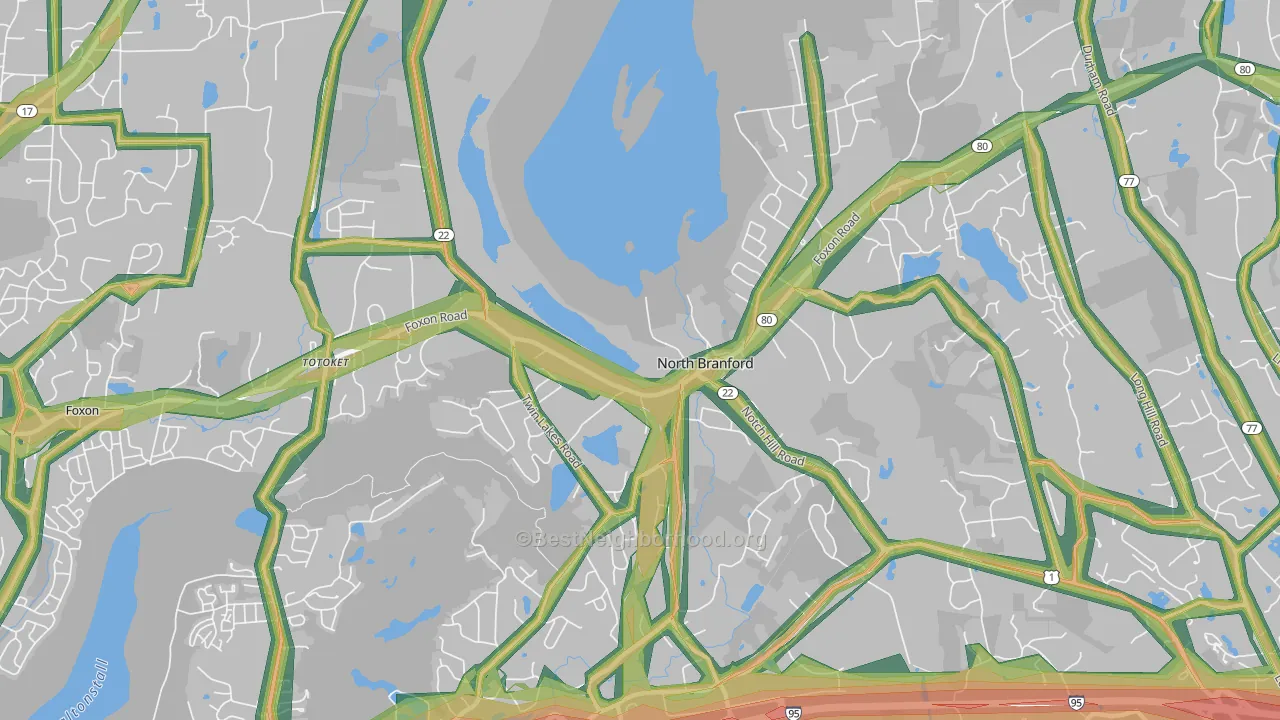 06471, CT Map of Noise Levels in 06471