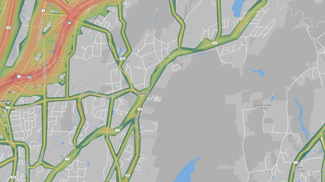 06472, CT Map of Noise Levels in 06472