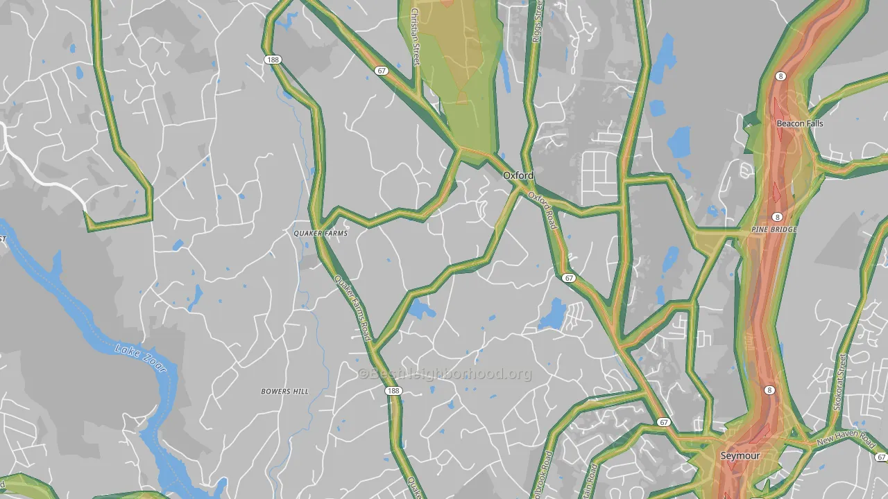 06478, CT Map of Noise Levels in 06478