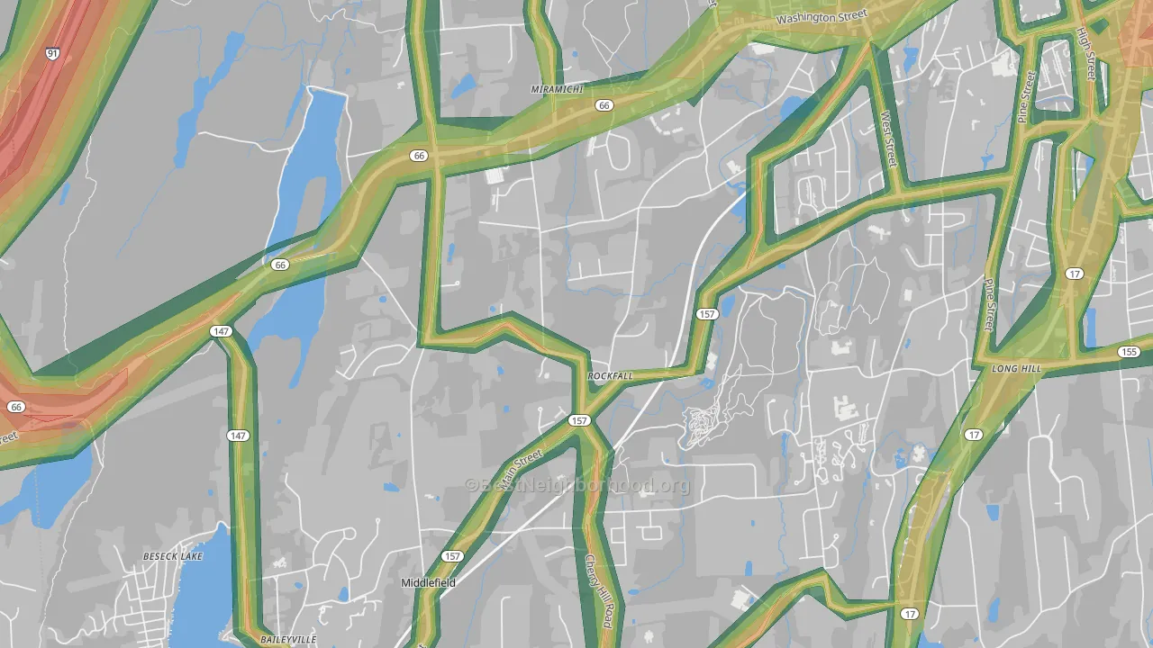 06481, CT Map of Noise Levels in 06481