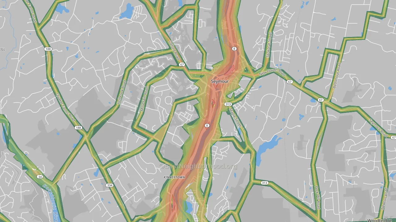 06483, CT Map of Noise Levels in 06483