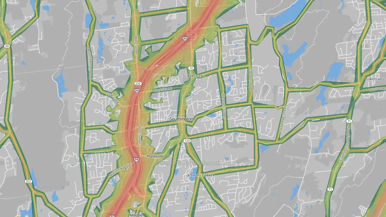 06489, CT Map of Noise Levels in 06489