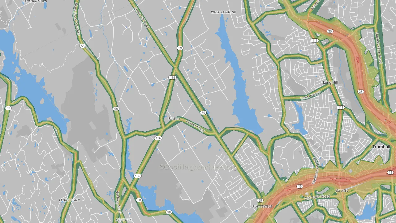 06612, CT Map of Noise Levels in 06612