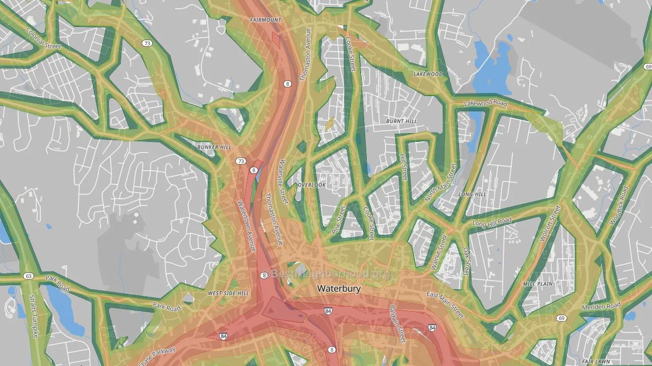 06710, CT Map of Noise Levels in 06710