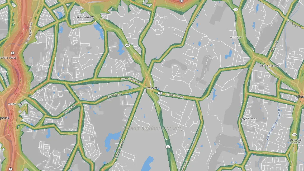 06712, CT Map of Noise Levels in 06712