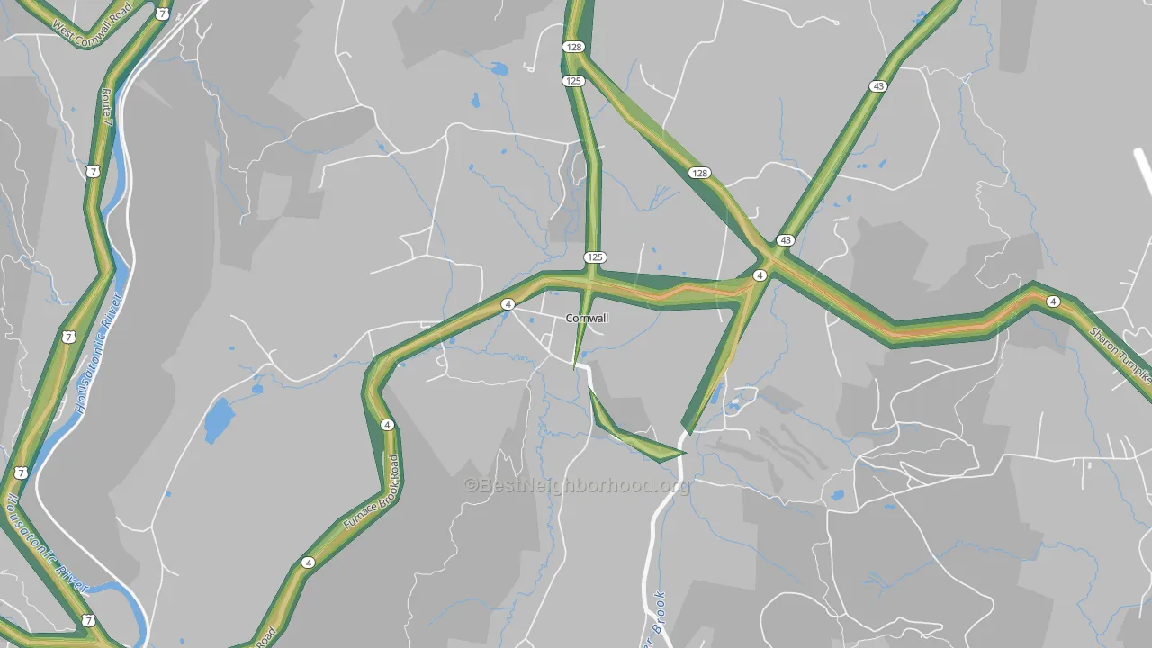06753, CT Map of Noise Levels in 06753