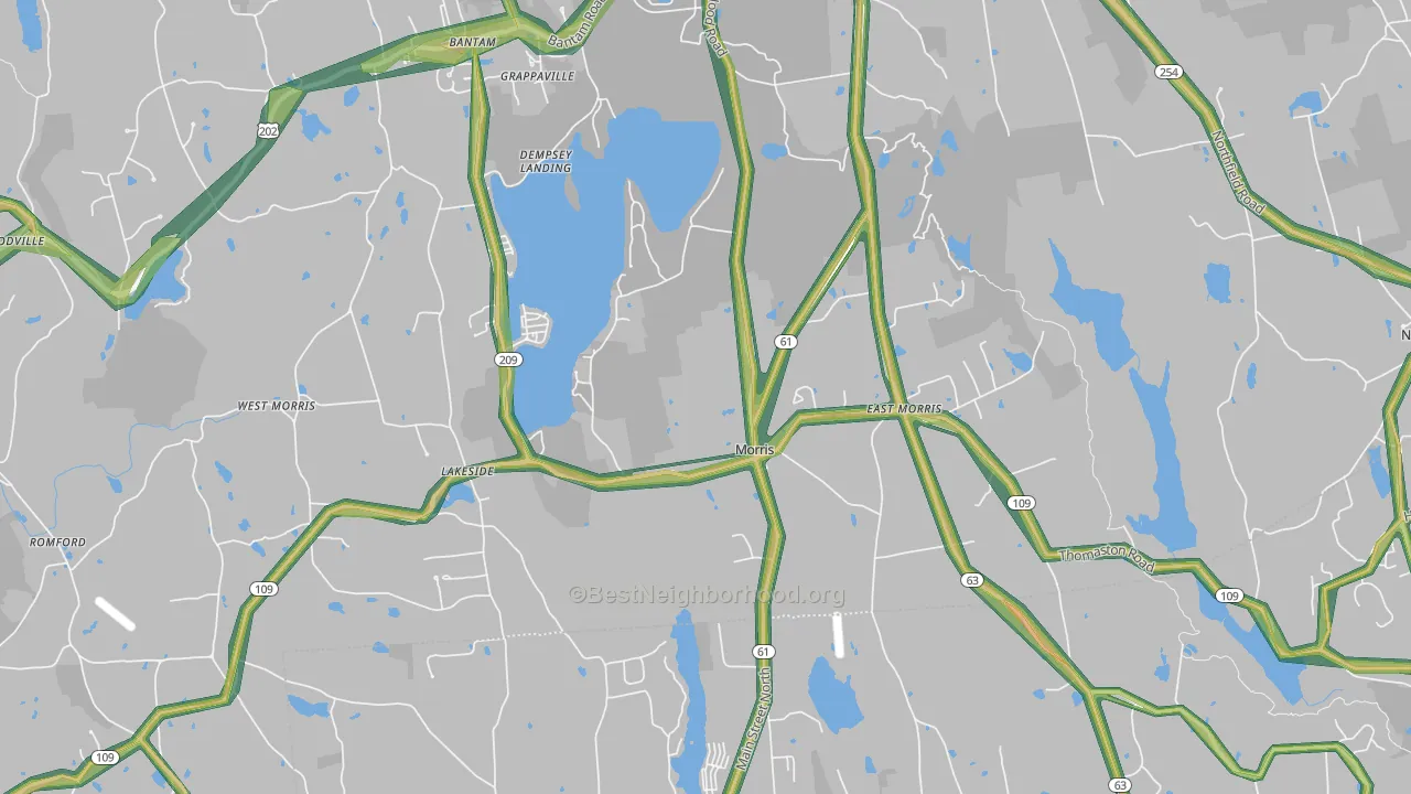 06763, CT Map of Noise Levels in 06763