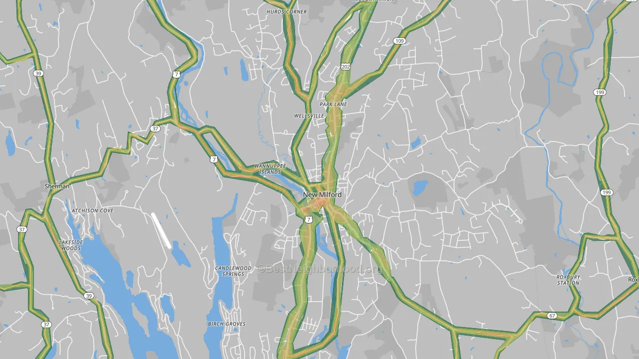 06776, CT Map of Noise Levels in 06776