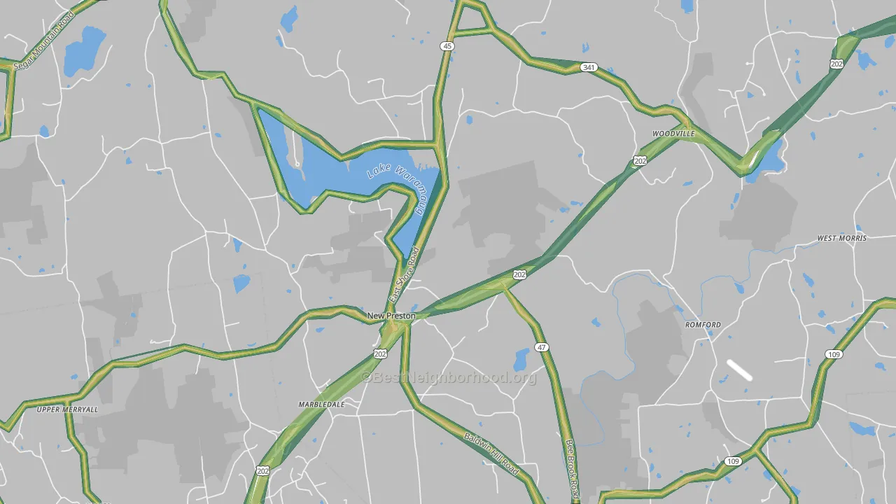 06777, CT Map of Noise Levels in 06777
