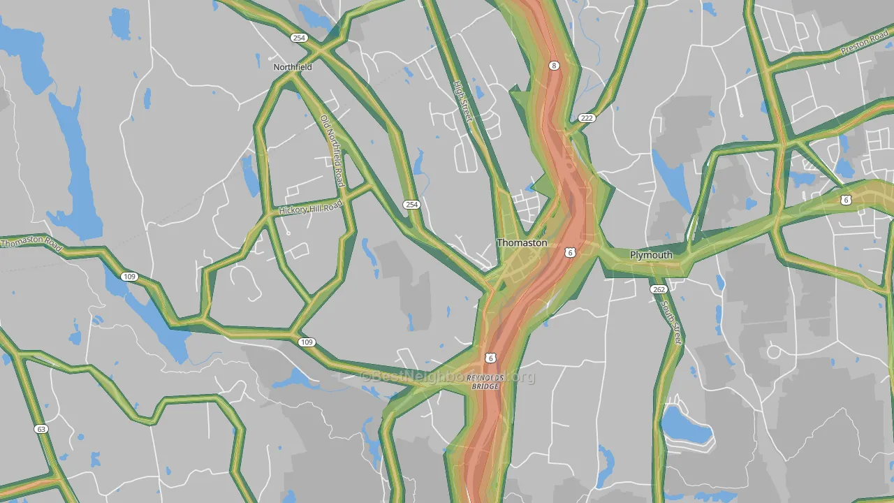 06787, CT Map of Noise Levels in 06787
