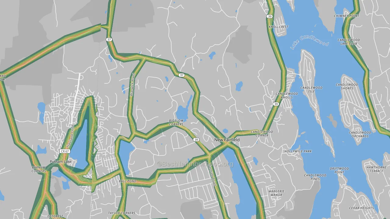06812, CT Map of Noise Levels in 06812