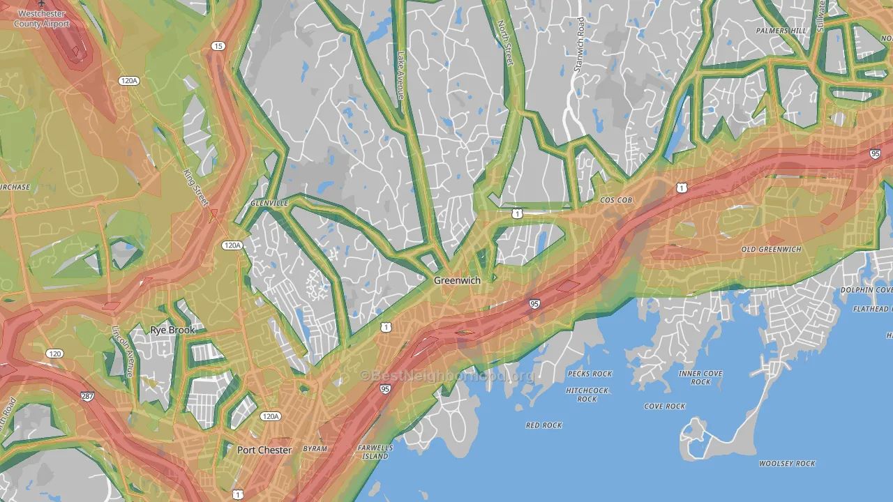 06830, CT Map of Noise Levels in 06830