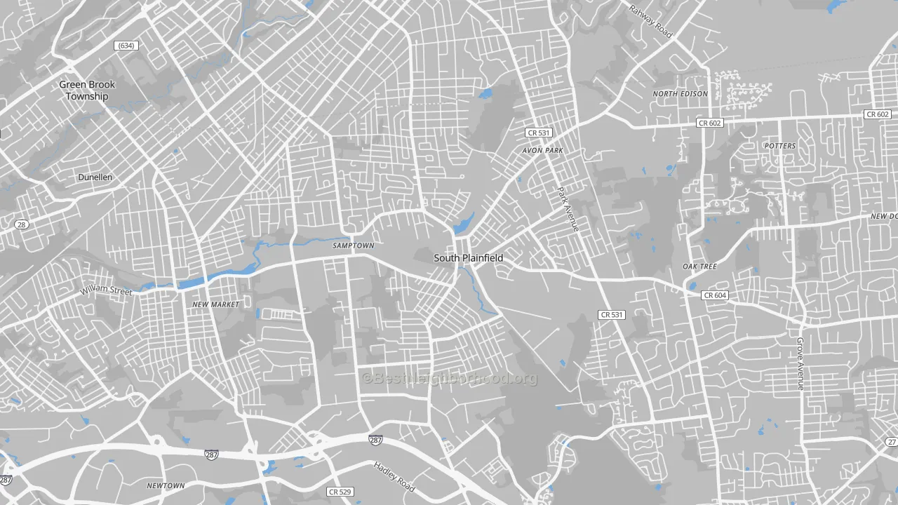 07080, NJ Map of Noise Levels in 07080