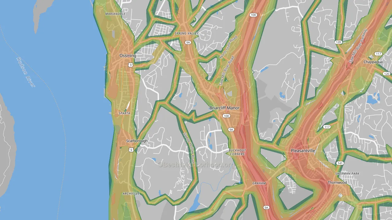 10510, NY Map of Noise Levels in 10510