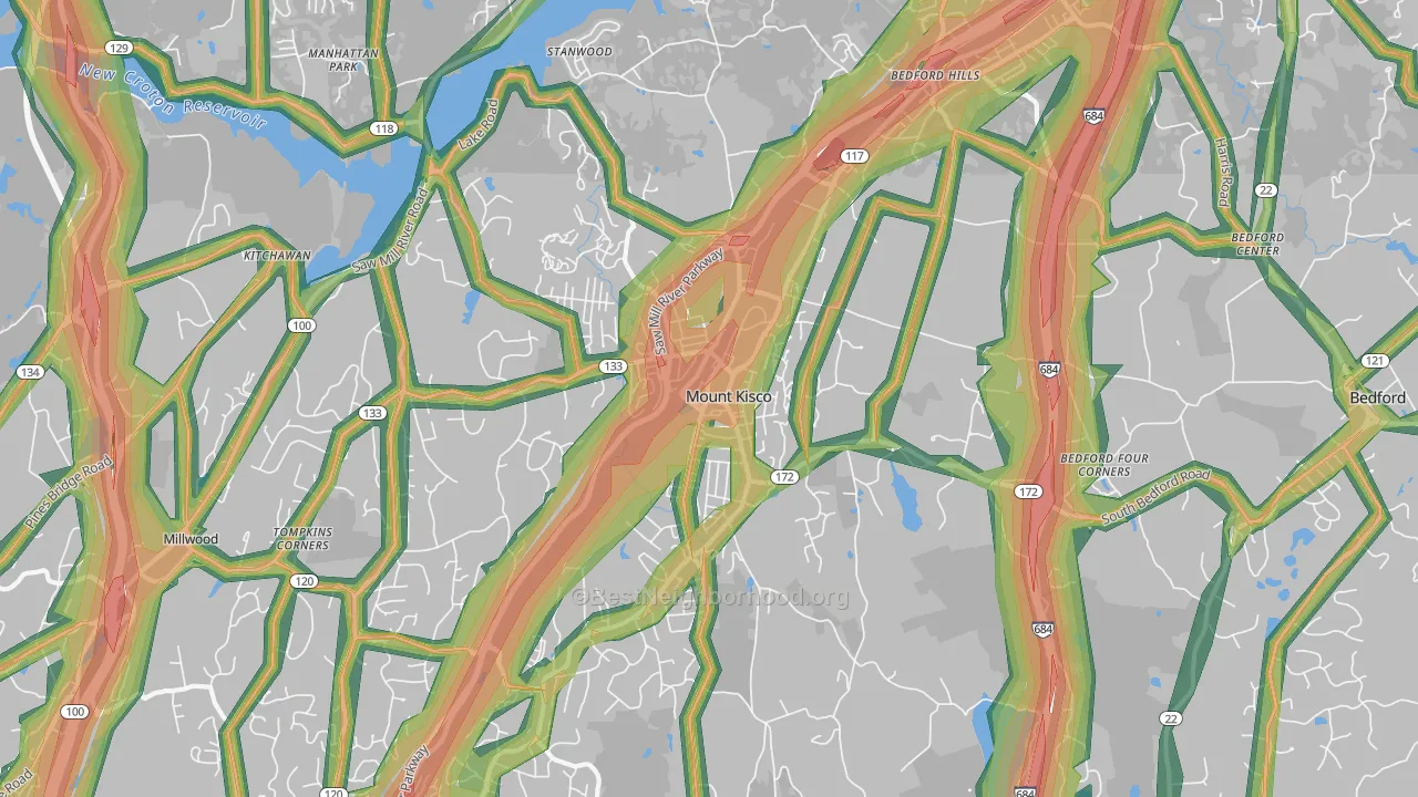 10549, NY Map of Noise Levels in 10549