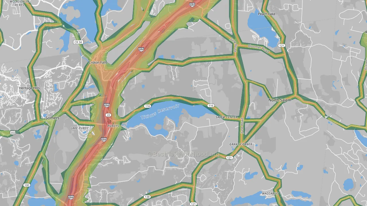 10560, NY Map of Noise Levels in 10560