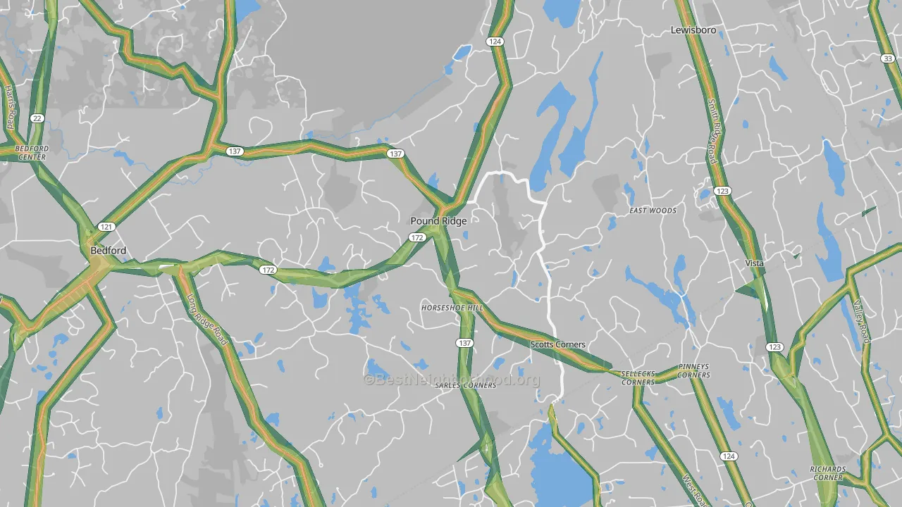 10576, NY Map of Noise Levels in 10576