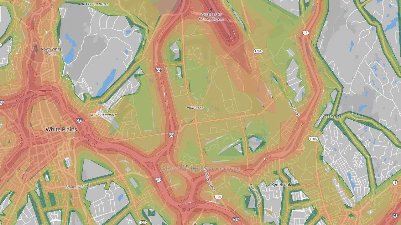 10577, NY Map of Noise Levels in 10577